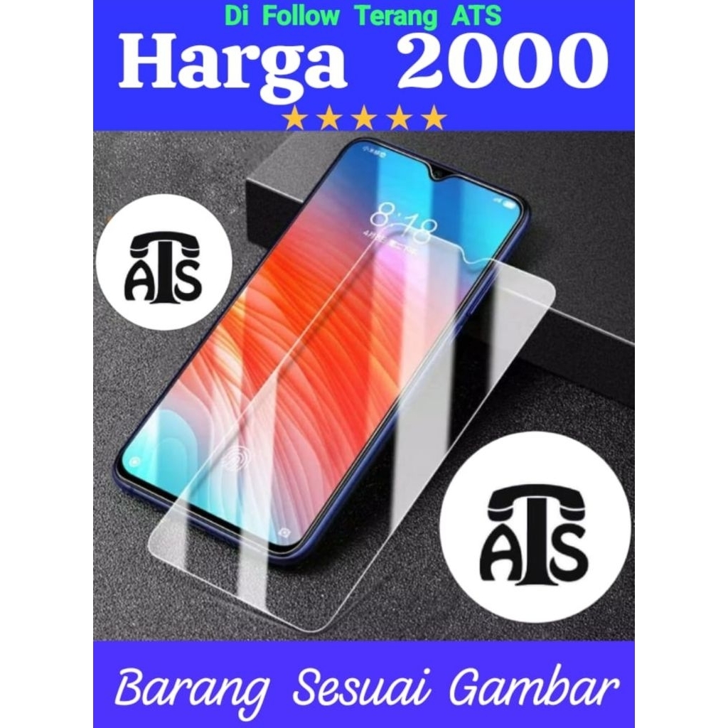 Bening Kaca All Tipe OPPO A15 Tempered Glass Tipe Handphone Oppo A15