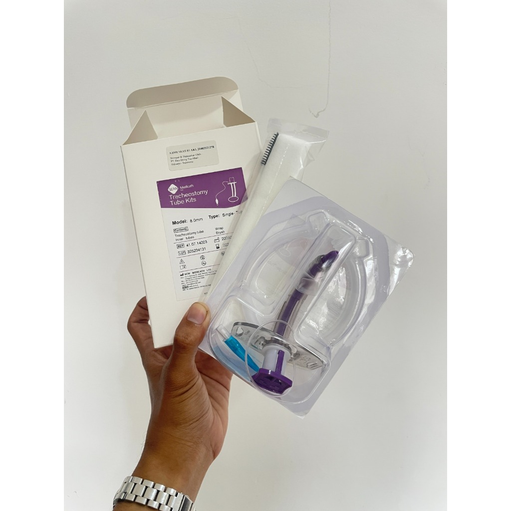Size 8 Tracheostomy Tube Kits / kanul trakeostomi no.8 (SCW Medicath)