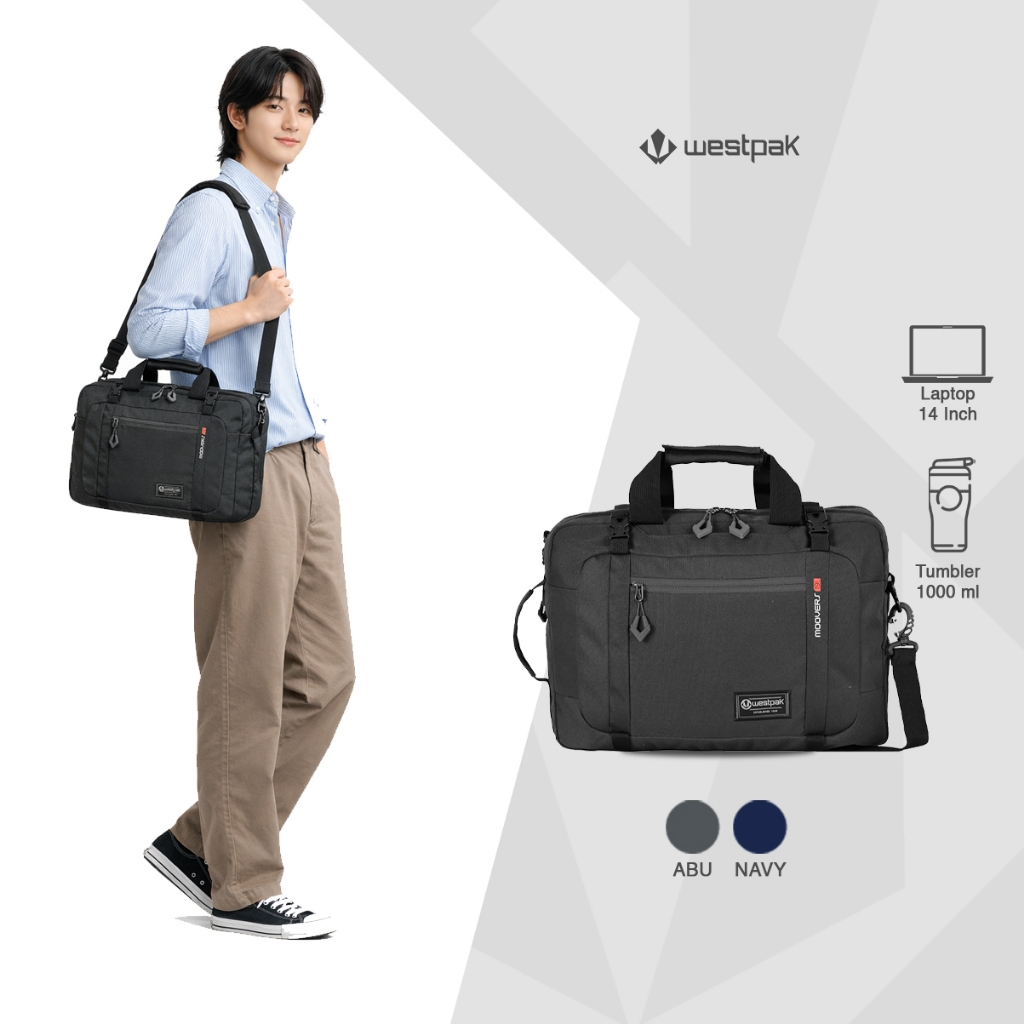Westpak - Tas Slempang Pria Backpack Handbag Kerja - 31558