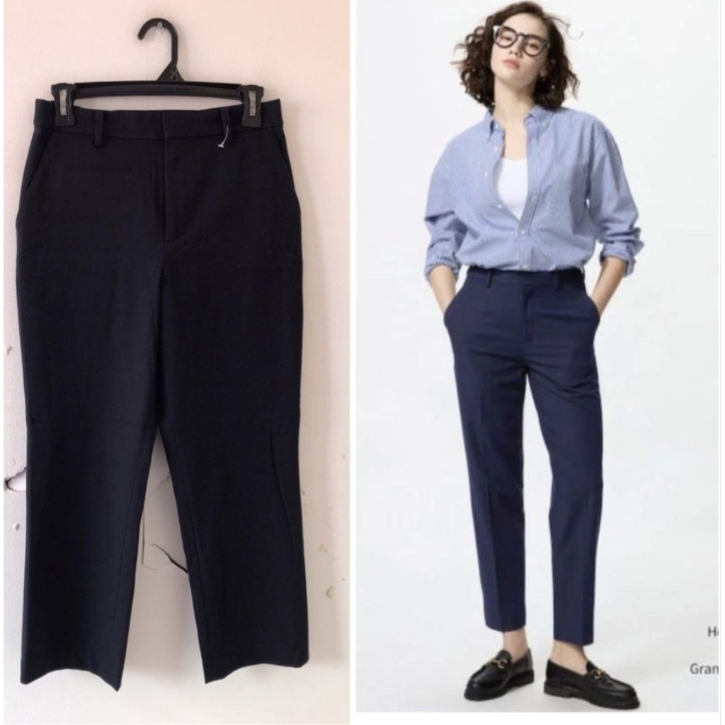 Uniqlo Smart Ankle 2 Way Pants Navy M