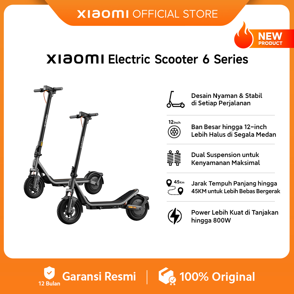 Xiaomi Electric Scooter 6 Series | Xiaomi Electric Scooter 6 Lite | Xiaomi Electric Scooter 6 | Desa