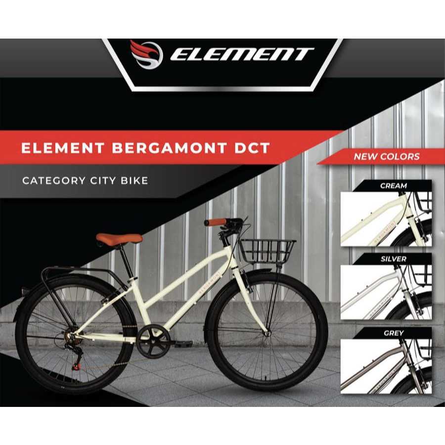 SEPEDA PEREMPUAN DEWASA 26 INCH ELEMENT KEIKO 7 SPEED SHIMANO /  ELEMENT BERGAMONT DCT / OTTAWA RSE 