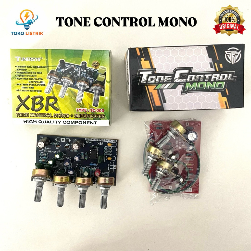 TONE CONTROL MONO / TONE CONTROL + SUBWOOFER