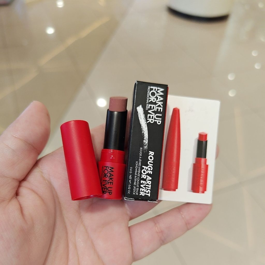 ORIGINAL BPOM ONLY Longwear Intense Lipstick Lipstik Mini Kecil Rouge Artist Mufe Make Up Makeup For
