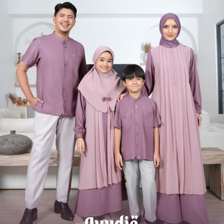 NIBRAS AYUDIA RAYYA SERIES SET KELUARGA TERBARU 2026 SARIMBIT KELUARGA GAMIS KOKO GAMIS ANAK DAN KOK