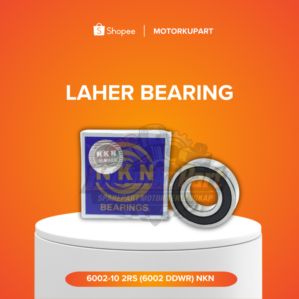 LAHER BEARING BAK CVT 6002-10 2RS (6002 DDWR) NKN