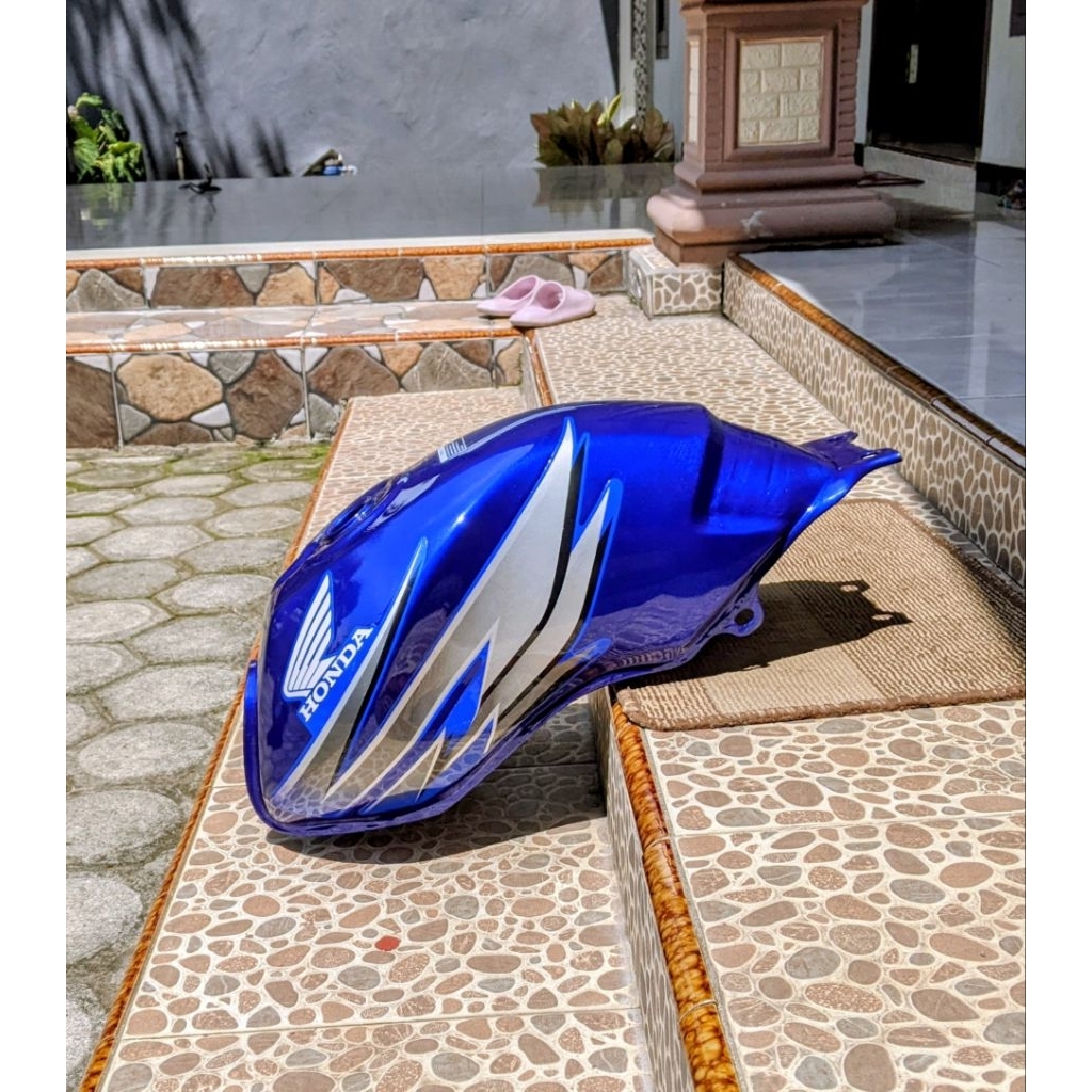 TANGKI MEGAPRO PRIMUS BIRU TENGKI MP PRIMUS BIRU ORIGINAL CAT BARU