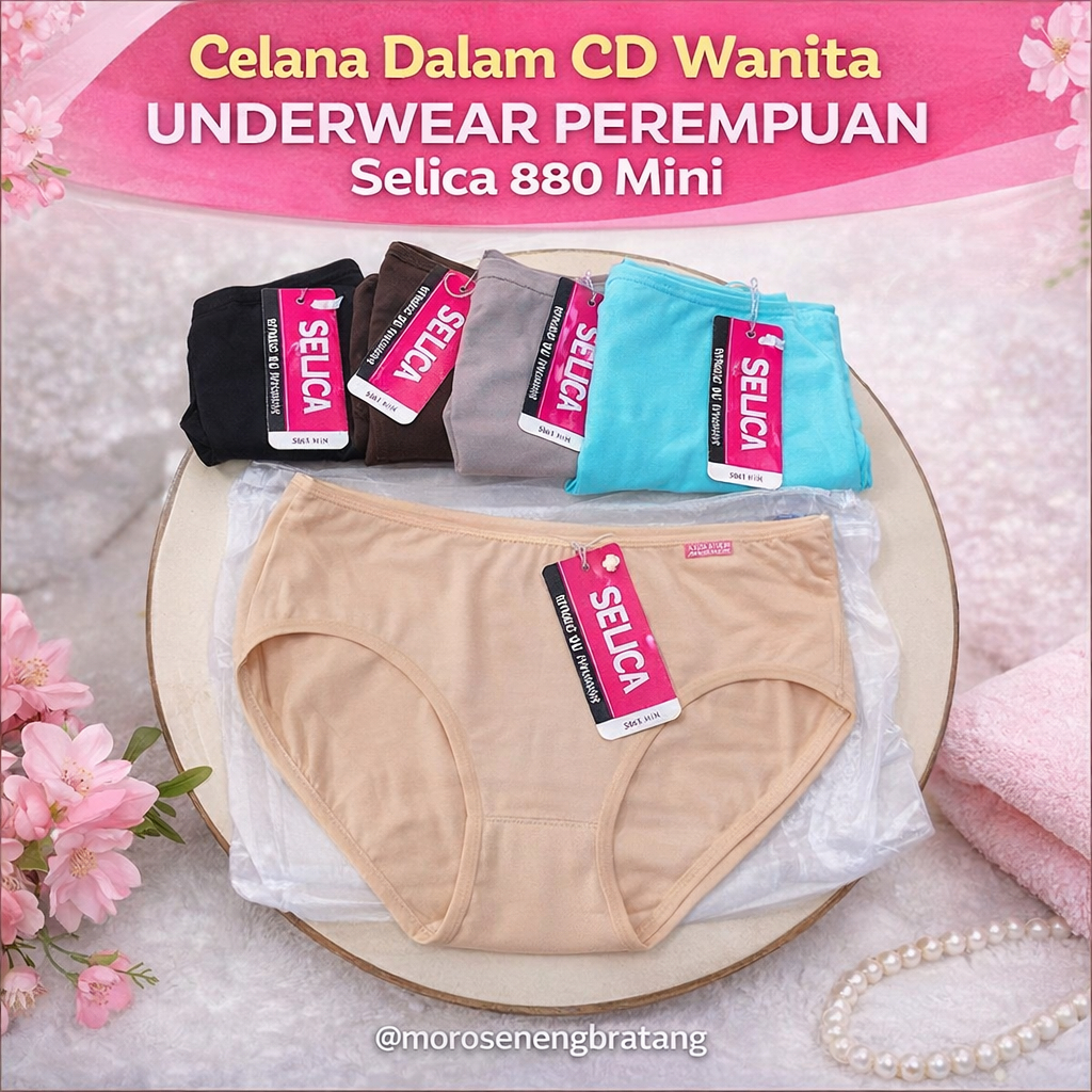 Celana dalam CD wanita underwear perempuan Selica 880 Mini M L XL XXL