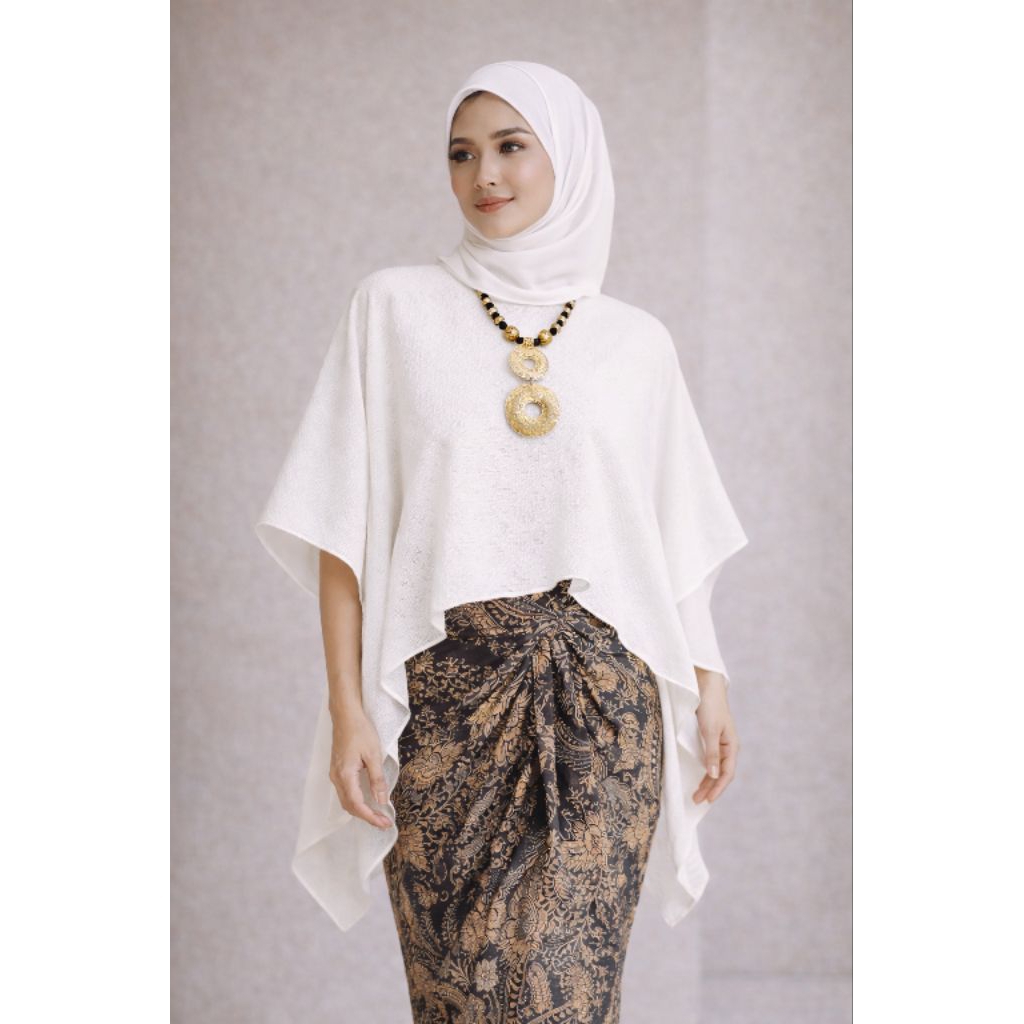 syahnita blouse batik viscose polos atasan wanita baju batik wanita bahan viscose