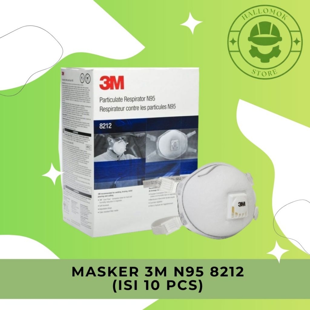 Masker 3M N95 8212 Welding Premium Respirator (Isi 10 Pcs)
