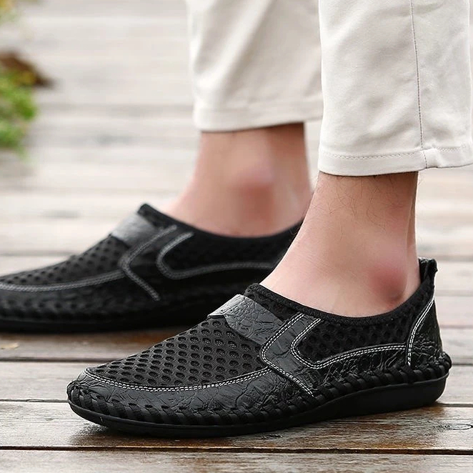 Sepatu Sandal Hiking Pria Olahraga Sepatu Tanpa Tali 59