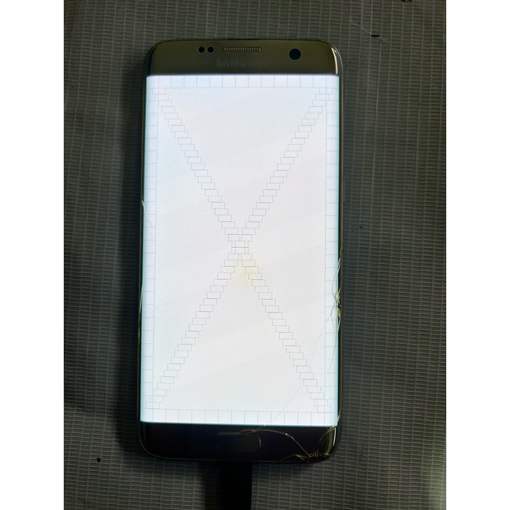 lcd + fream Samsung S7 Edge  minus Retak selebih nya normal