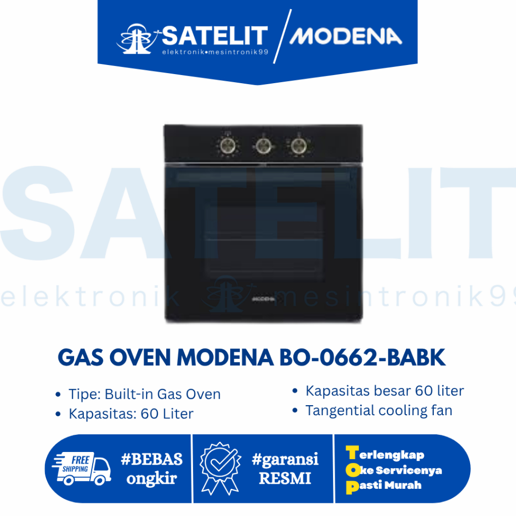 GAS OVEN MODENA BO-0662-BABK