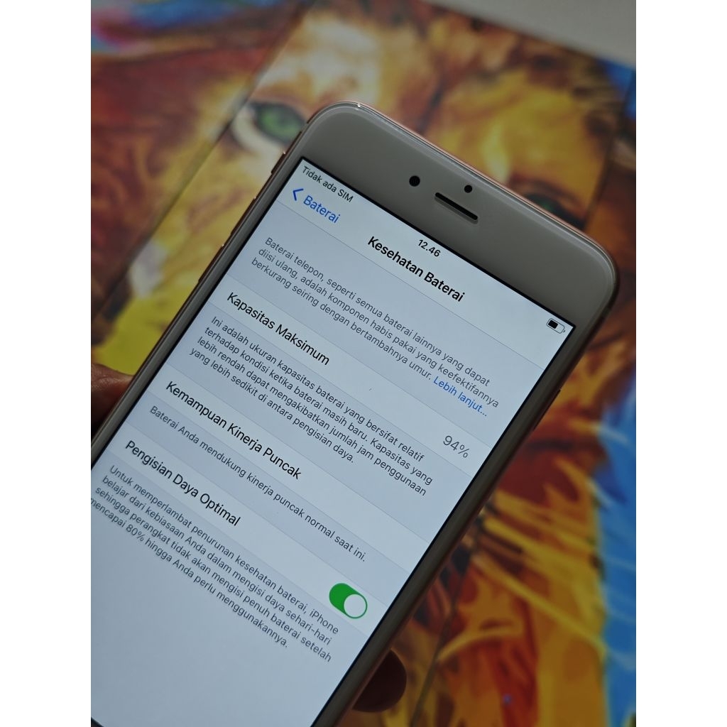 iPhone 6s plus rosegold 32gb bekas resmi