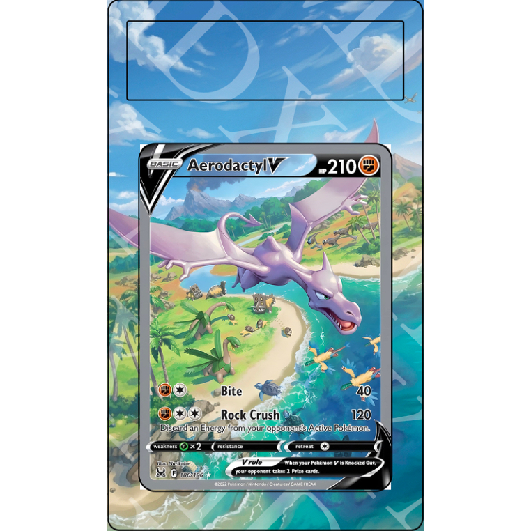Aerodactyl V #180 Pokemon Lost Origin (Custom Extended Art)