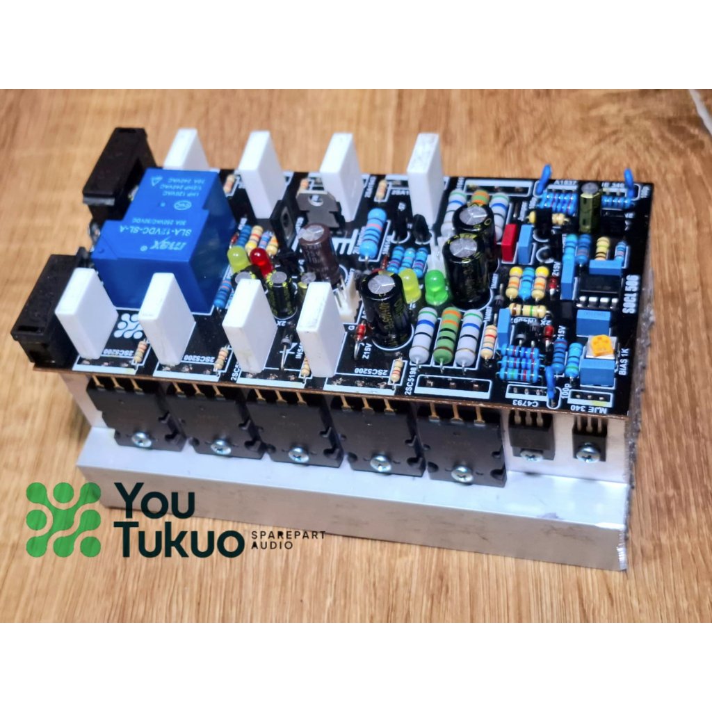 Kit driver power amplifier Socl 506 TEF 2U panjang 15cm FULLSET