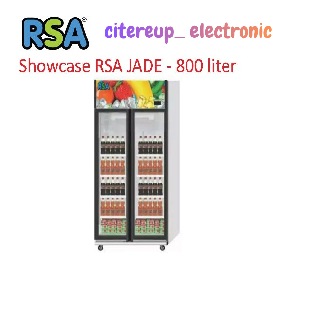 RSA Showcase JADE Showcase Cooler No Frost LED