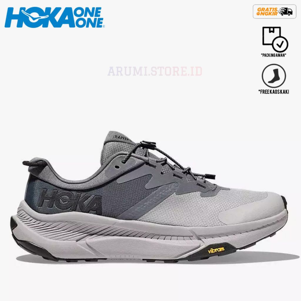 SEPATU TRAIL RUNNING HOKA TRANSPORT CASTLEROCK/BLACK