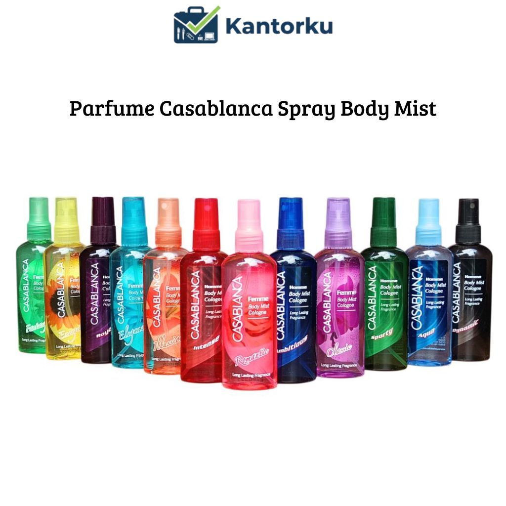 Casablanca Body Mist Series Casablanca Wanita Parfum