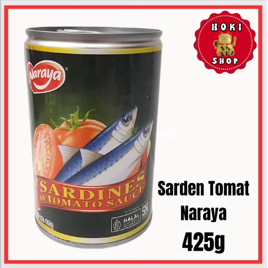 Naraya Sarden Tomat 425g / Sarden Naraya Tomat / Ikan Sarden Tomat