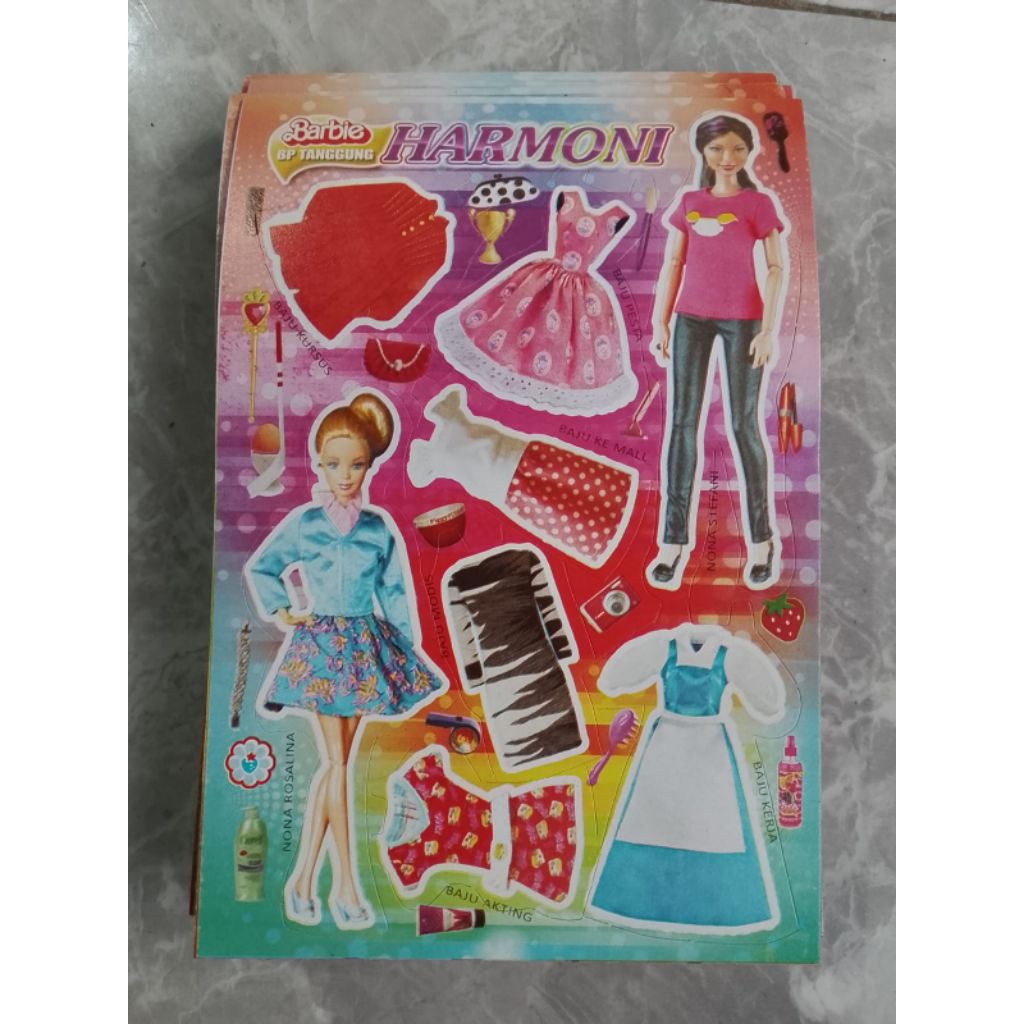 MAINAN BONGKAR PASANG KERTAS