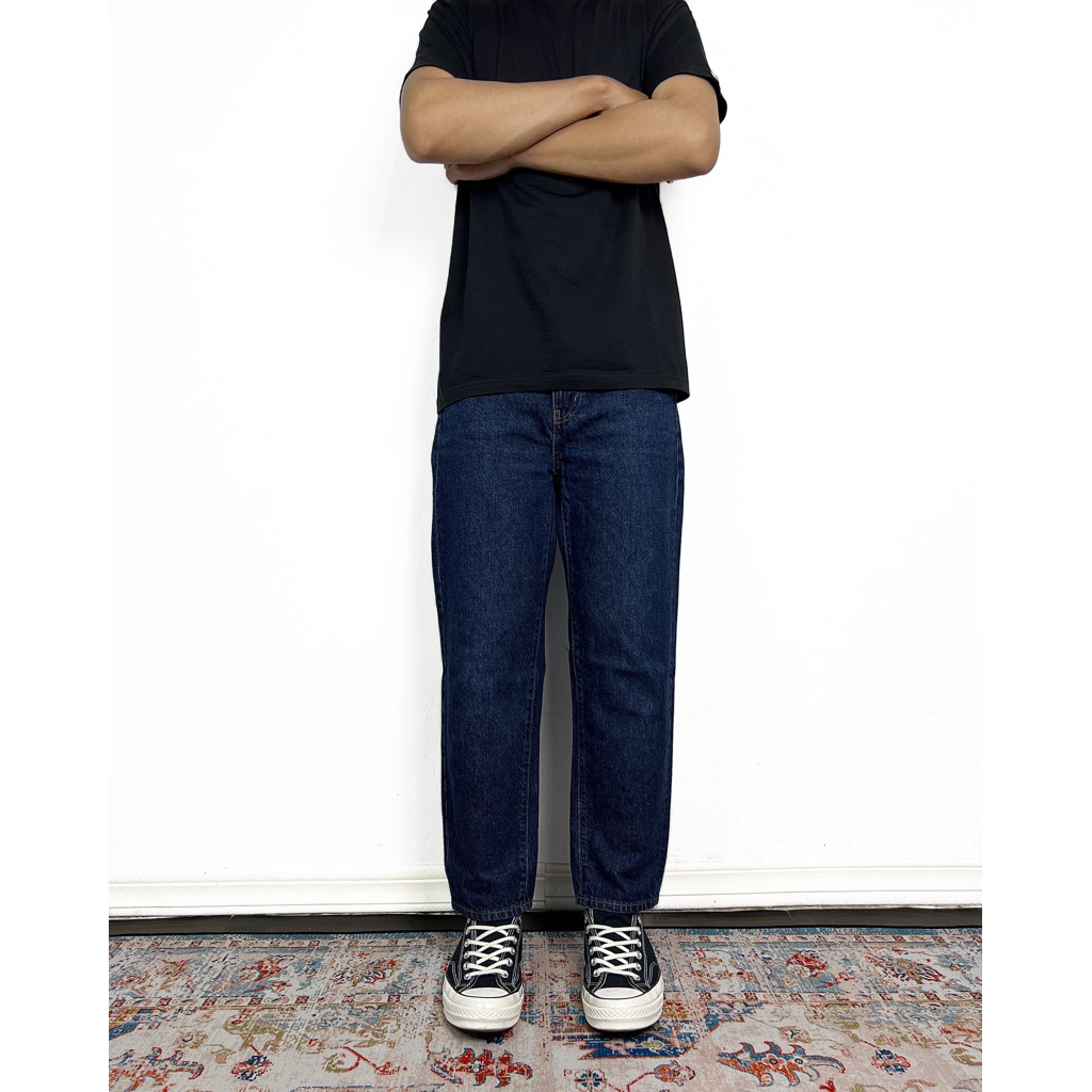 UNIQLO JEANS RELAXED TAPERED FABRIC BY KAIHARA