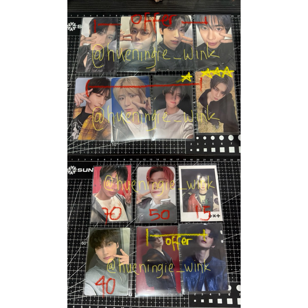 PC PHOTOCARD TXT TOMORROW X TOGETHER OFFICIAL | OFFER SOOBIN YEONJUN BEOMGYU TAEHYUN HUENINGKAI TOMO