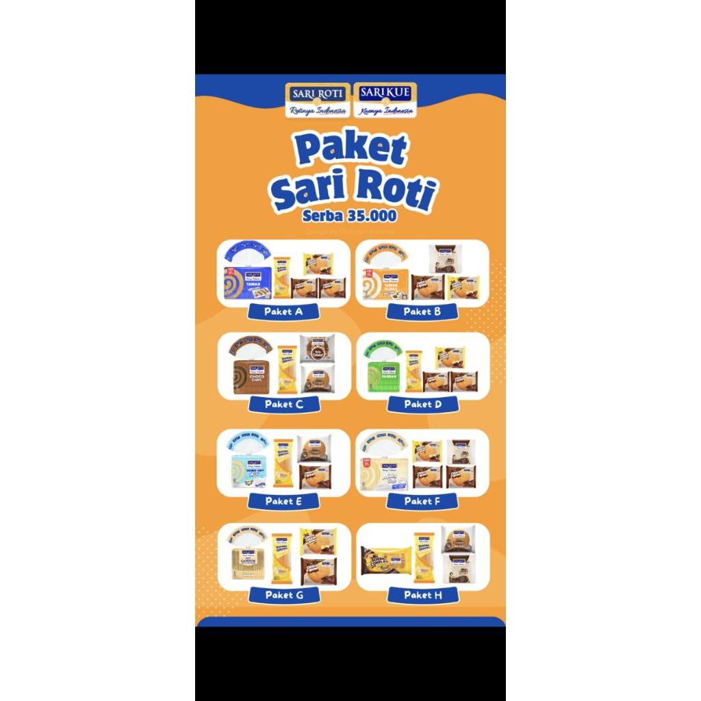 Paket Murah Sari Roti, EXP SEMINGGU