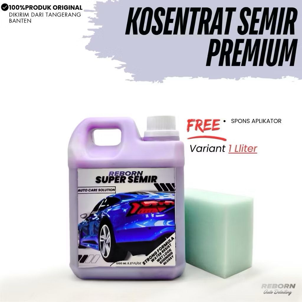 Super Semir Ban | Semir Konsentrat | Semir ban Dashboard dan Bodi Kasar By Reborn
