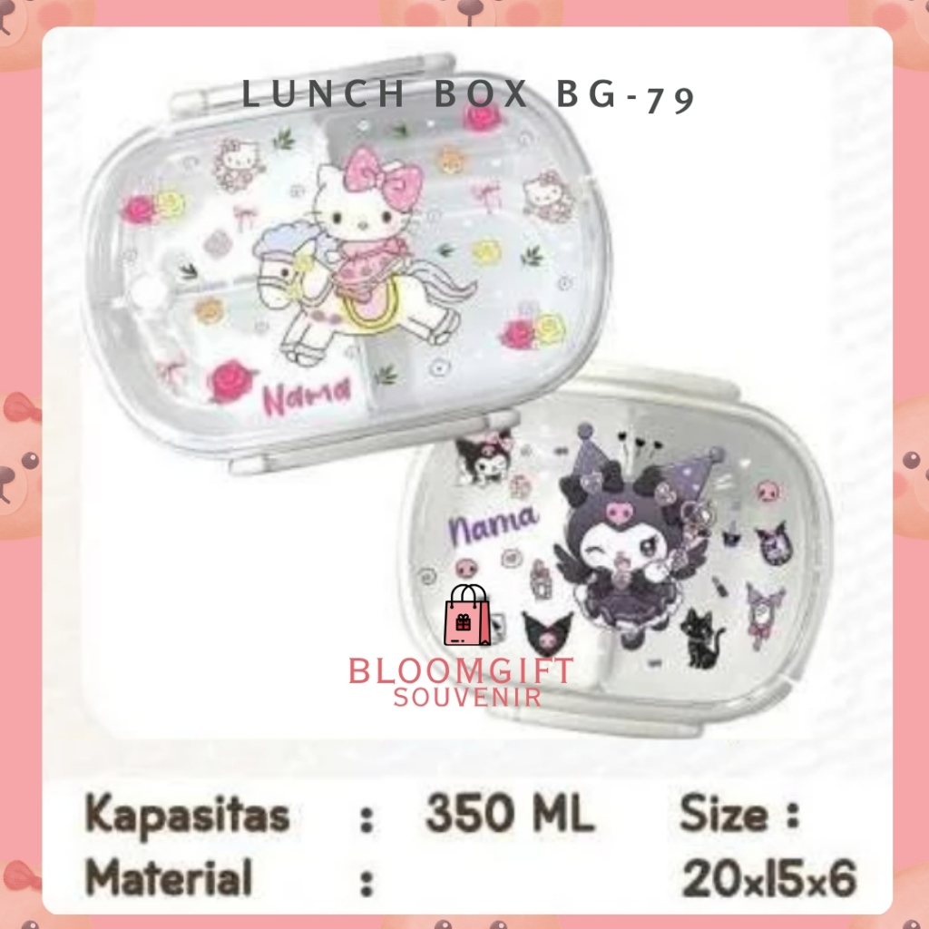 Lunch box , box makanan siang/Souvenir Ultah/Souvenir Tempat bekal