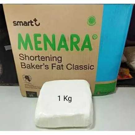 Mentega Putih Menara 1kg, 500gr, 250gr - Lembut, Bersih, Berkualitas untuk Kue dan Roti