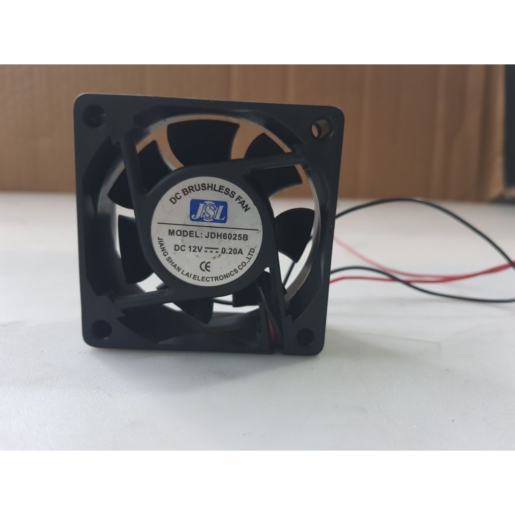 Fan Kipas JSL DC 12V_0.20A 6X6CM 2Pin