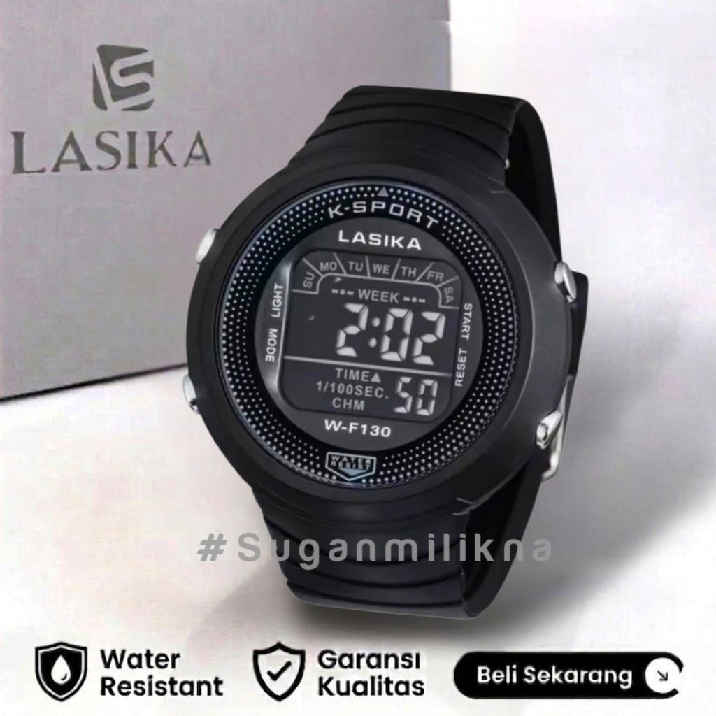 Jam Tangan Digital Lasika Type G7130 Anak & Remaja Tanggung Layar Hitam Dan Putih Anti Air