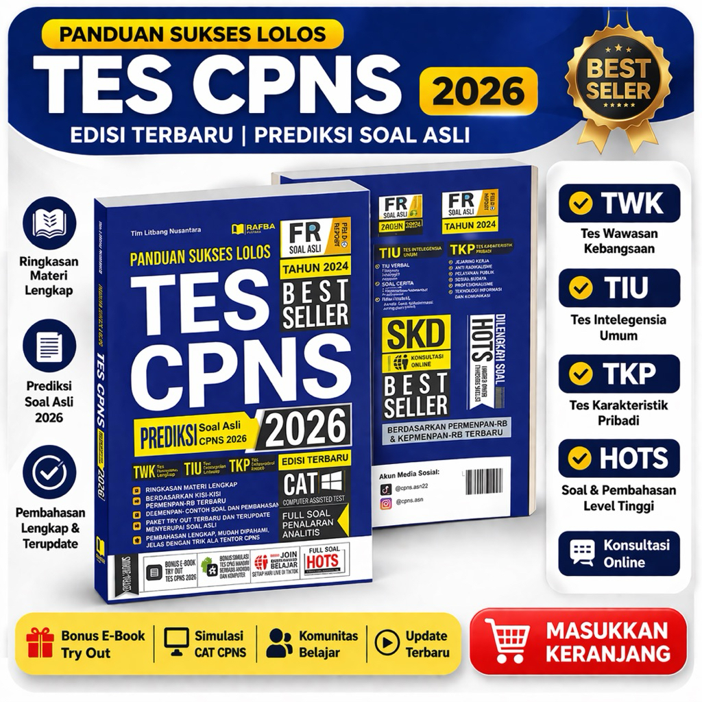 BUKU TES CPNS 2026 FULL SOAL PENALARAN ANALITIS