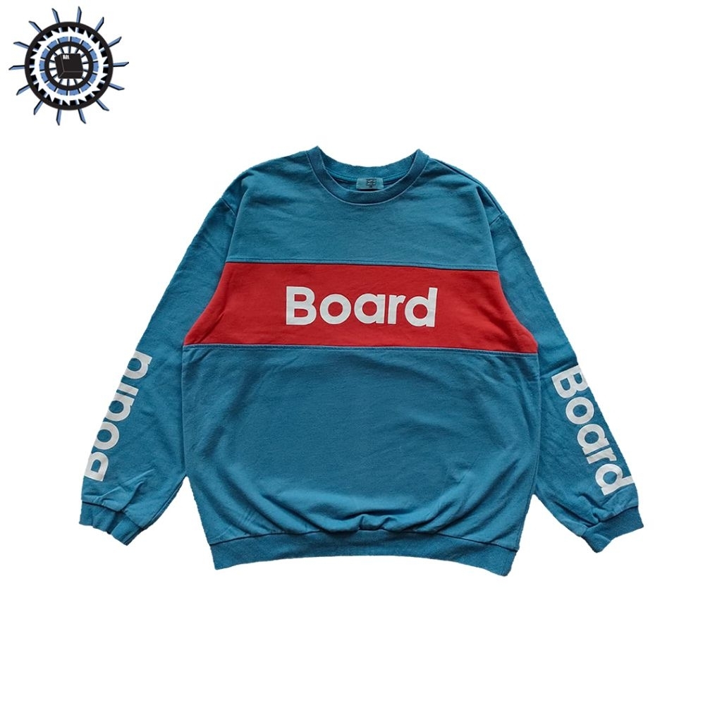 Crewneck F2F Board Blue Red Stripe