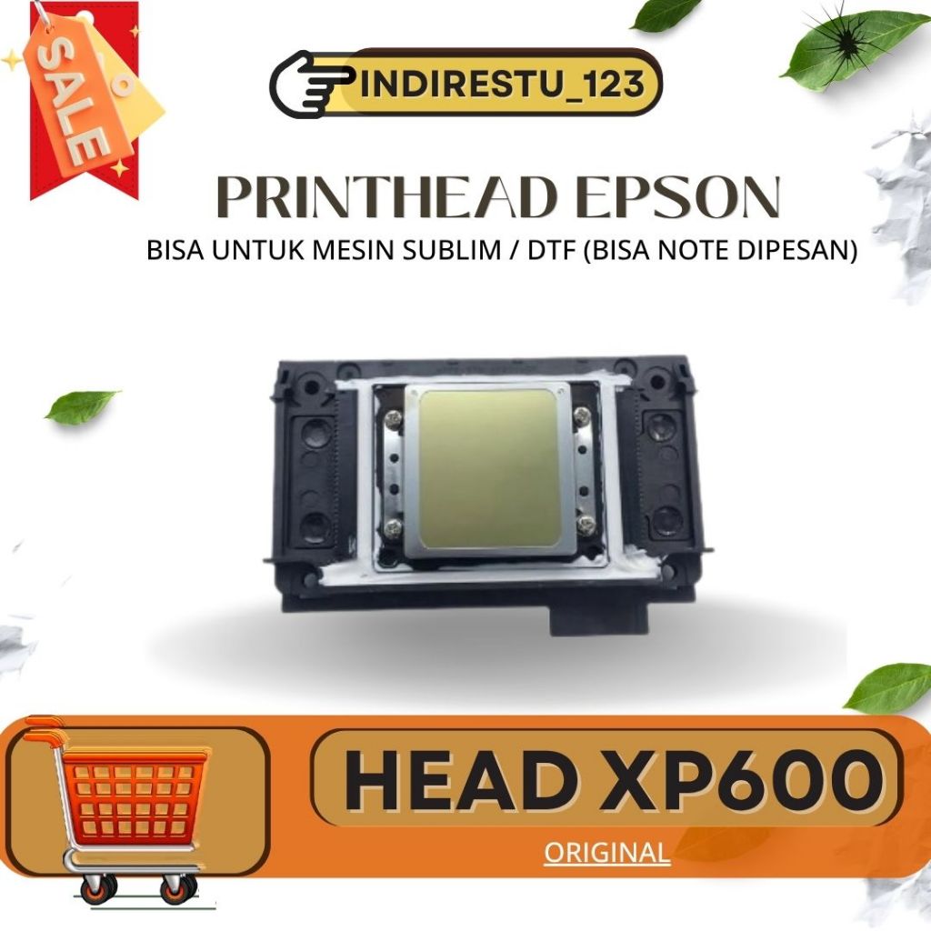 PRINTHEAD EPSON XP-600 XP601 XP950 /SPAREPART ORIGINAL Untuk EcoSolvent/Sublim/DTF