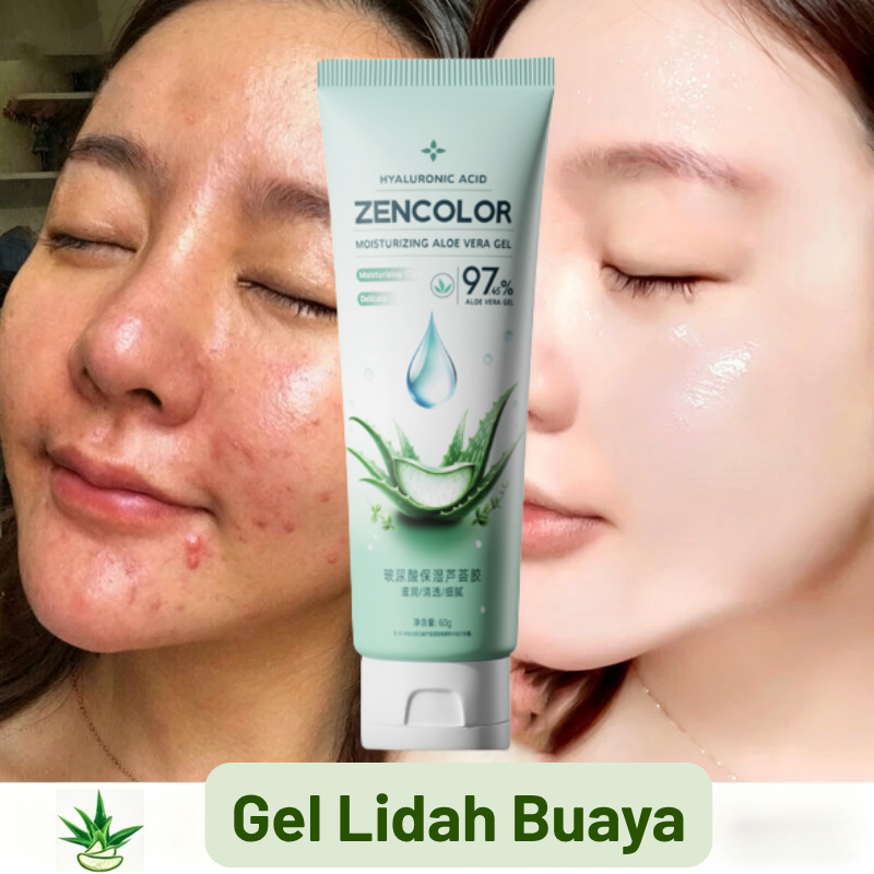 Aloe Vera Gel Lidah Buaya Pelembab Gel Lidah Buaya Memudarkan Bekas Jerawat