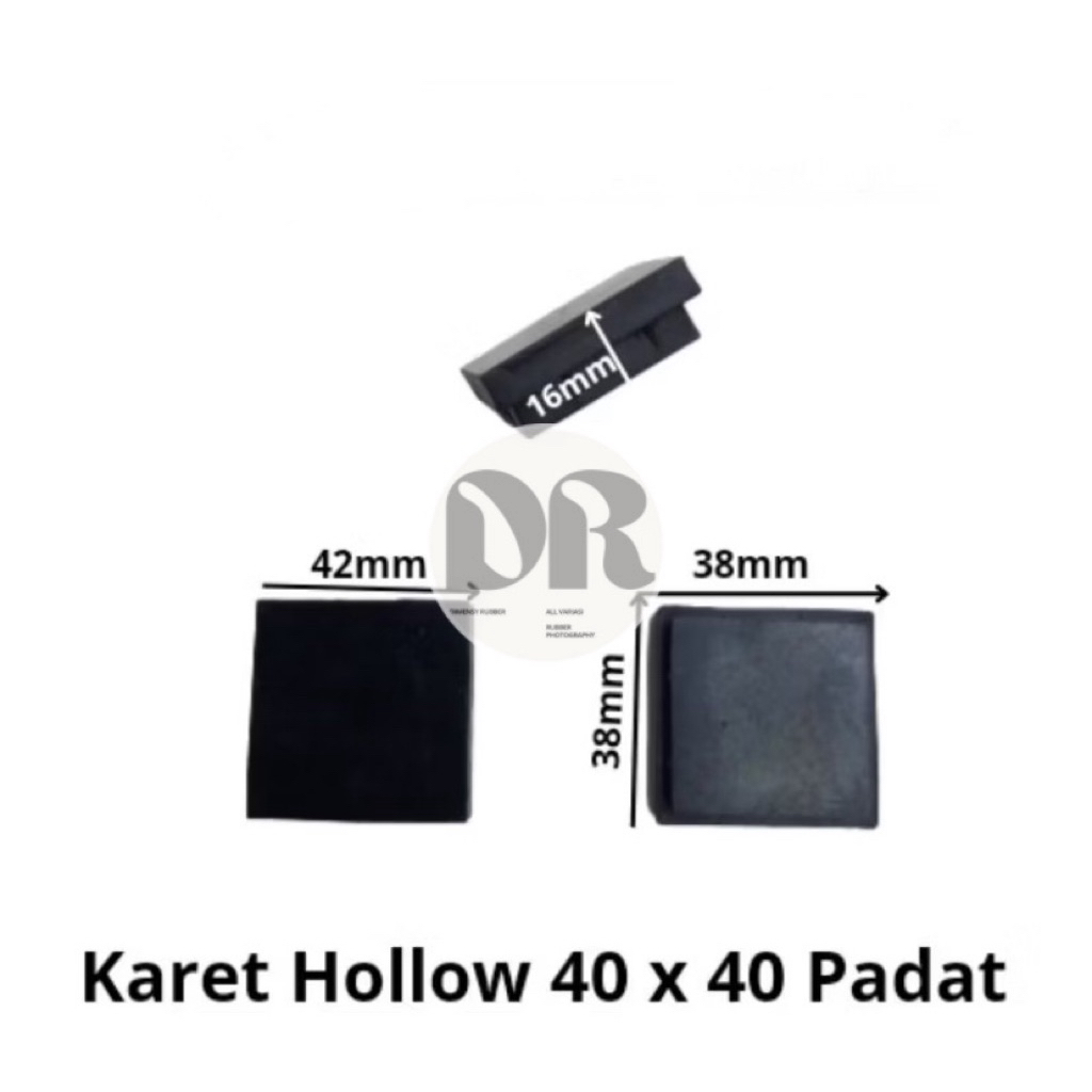KARET KAKI HOLLOW 4X4 PADAT