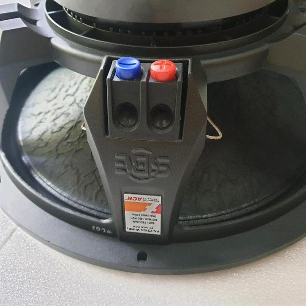 Speaker ACR Fabulous 75155M Subwoofer Low Mid 15inch 800 Watt Voice Coil 3inch | 75155W 15in 15" 800