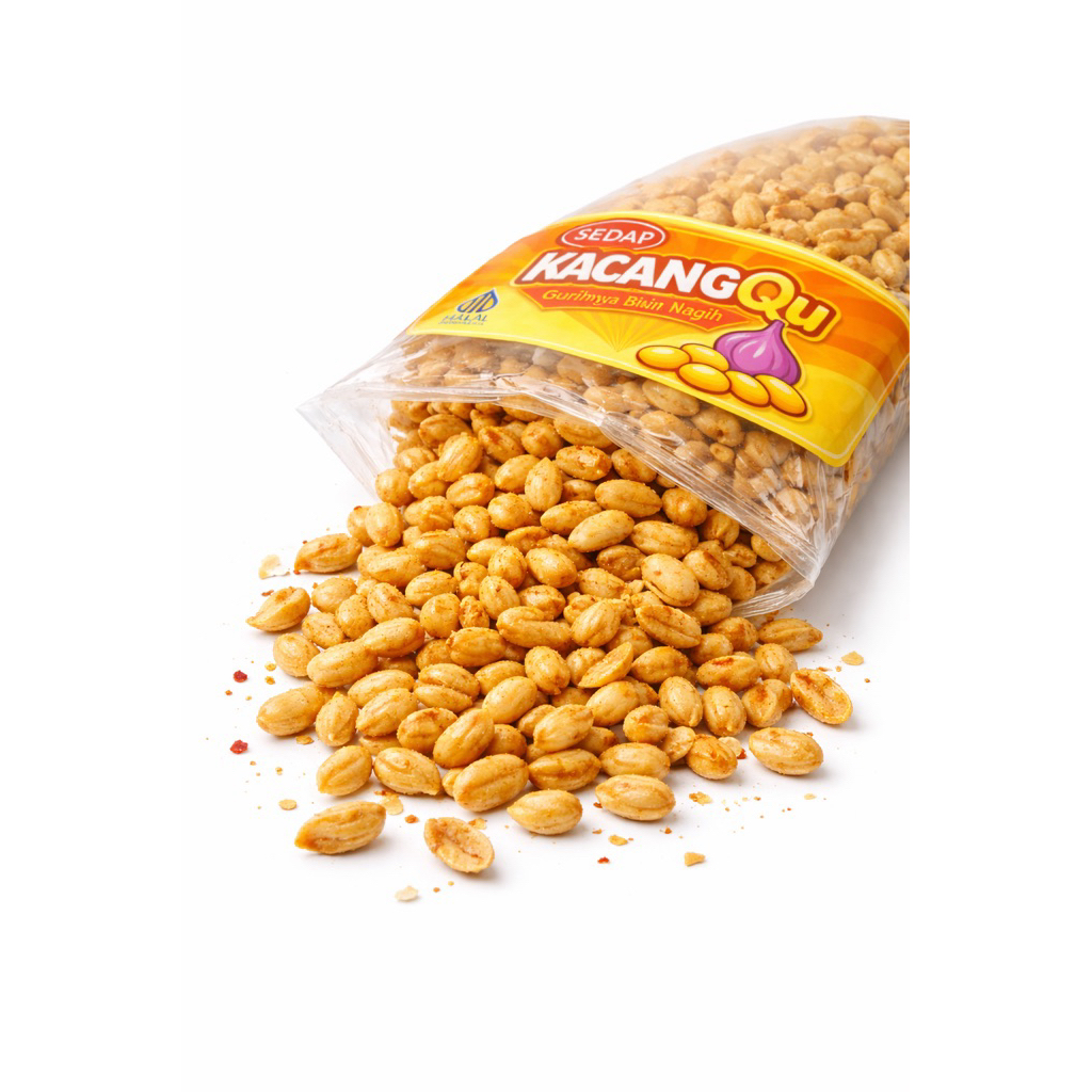 kacang kupas bawang goreng