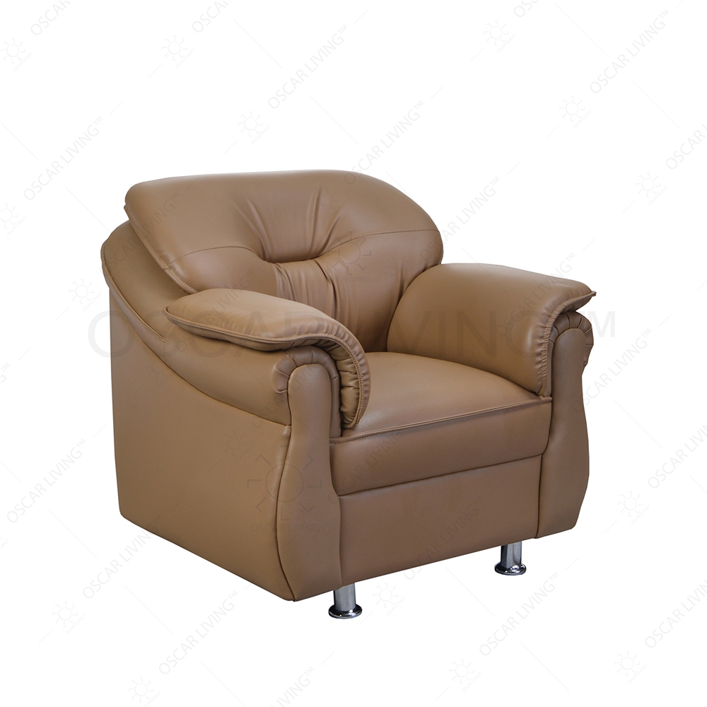 OLC Sofa Xena Mocca / Sofa 1 Dudukan [Khusus Jabodetabek]