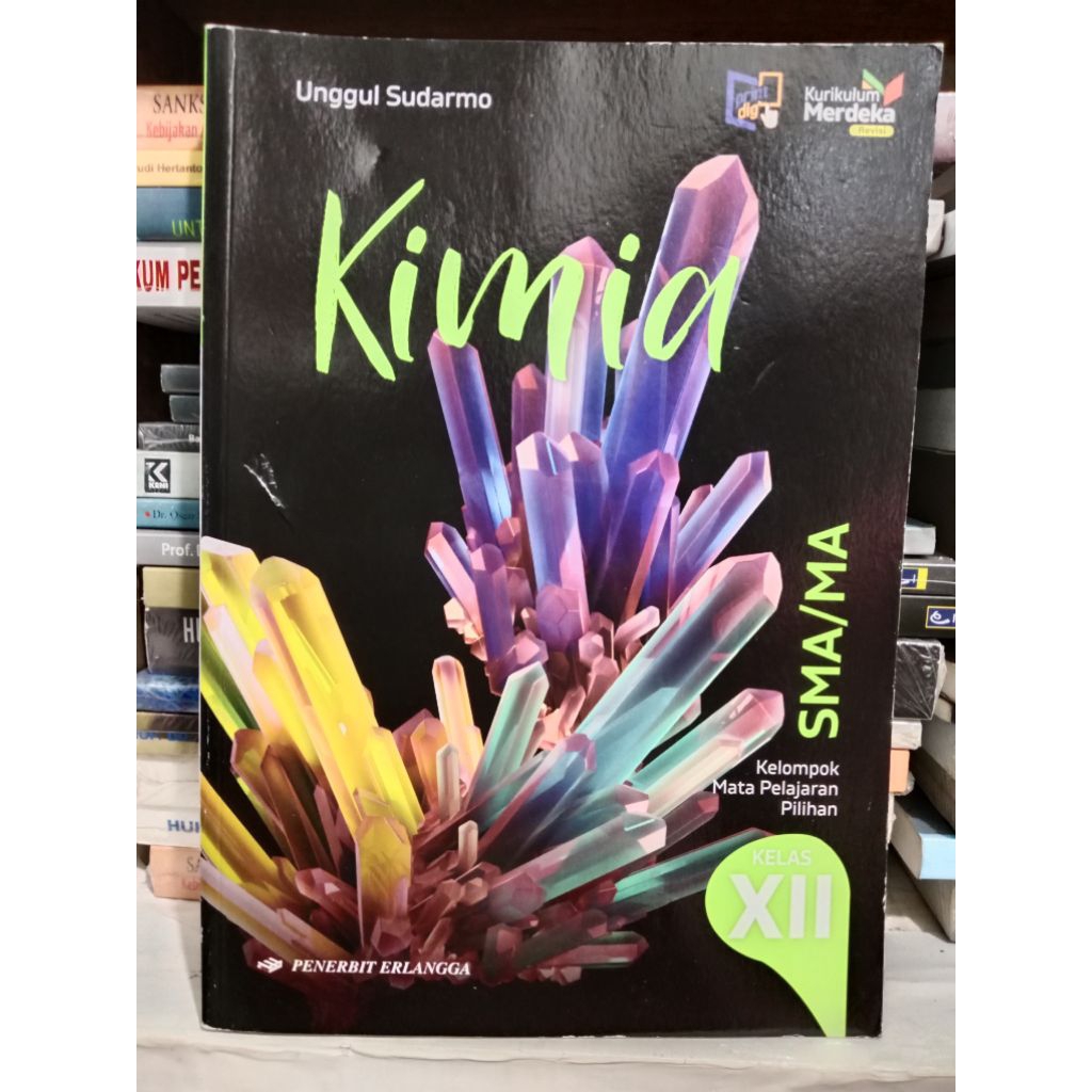 Buku Kimia Kelas 12 SMA Kurikulum Merdeka / Erlangga