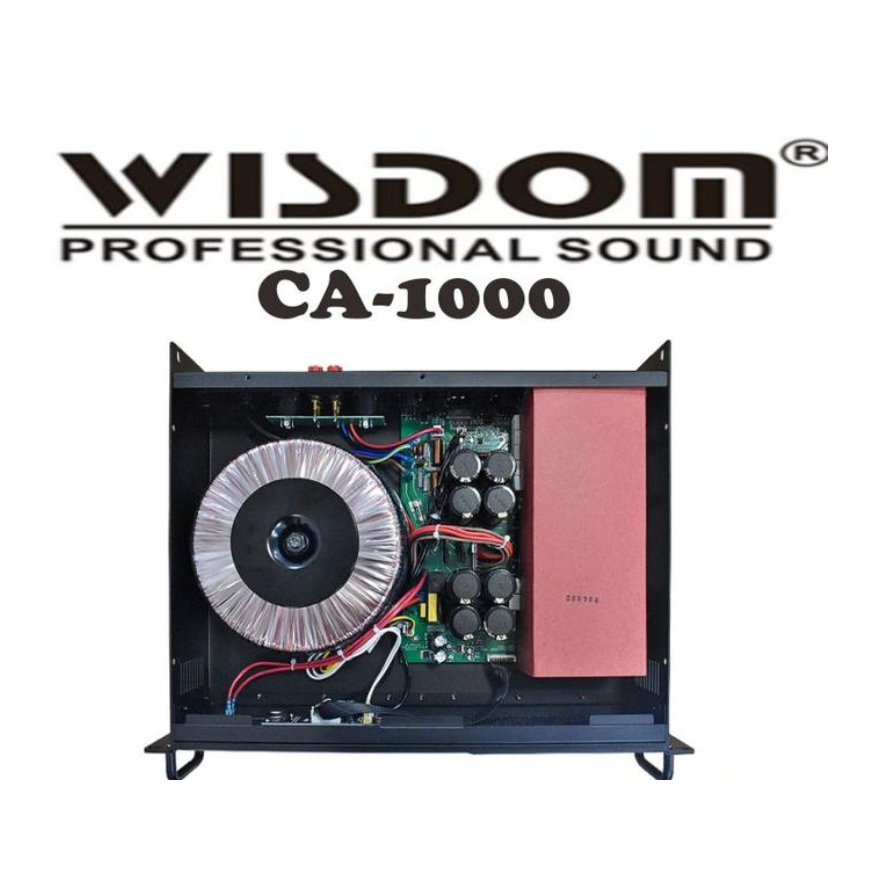 Power Amplifier Wisdom CA-600 / CA-800 / CA-1000 -Original – CA600 / CA800 / CA1000