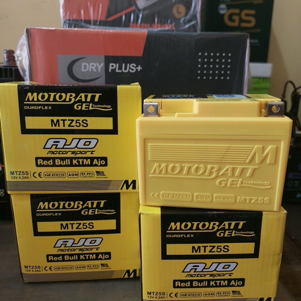 Aki Motor Motobatt Mio Soul GT,MioM3,Fino,MioS,MioJ,Xeon MTZ5S MOTOBATT 100%Ori Universal.