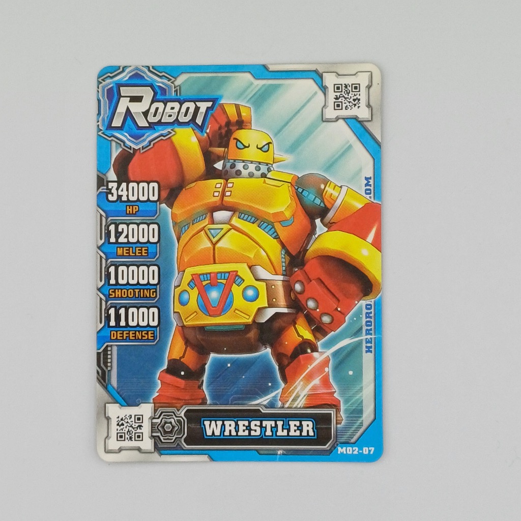 Kartu Robot Hero of Robots Wrestler Original Mesin