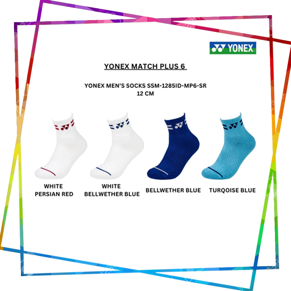 Kaos Kaki Badminton Pria YONEX 12 Cm 100% Original