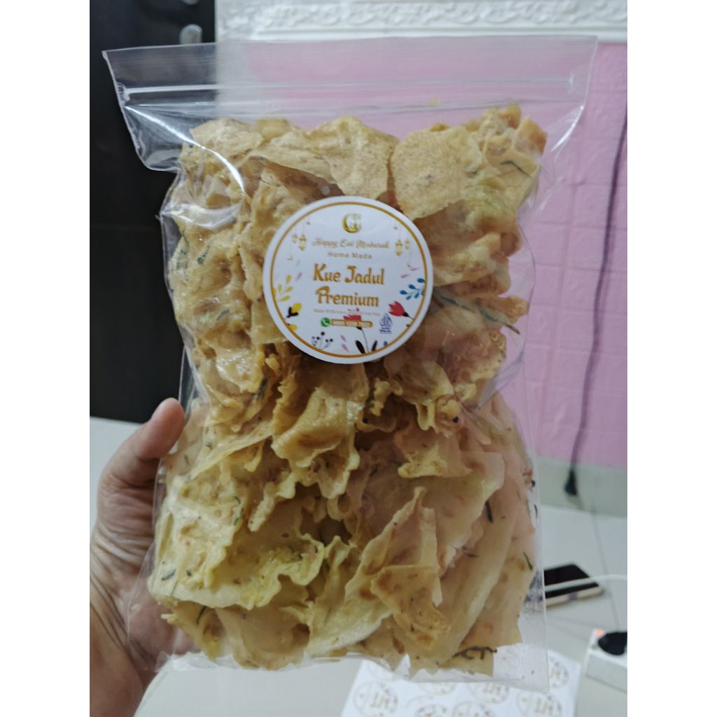 Peyek Kacang Rebon 500 gram- Renyah, Gurih, Tanpa Pengawet dan lezat