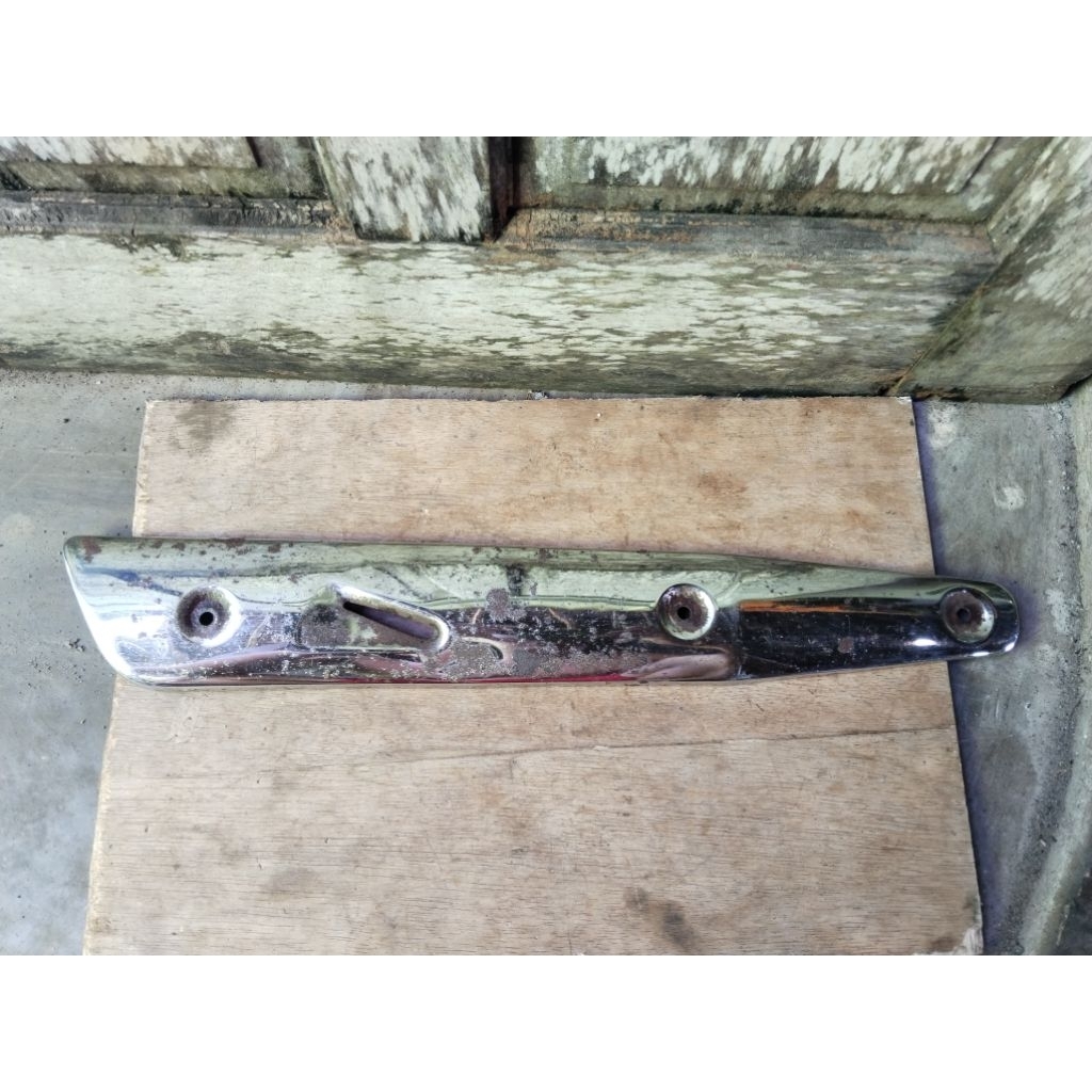 COVER KNALPOT HONDA KHARISMA ORIGINAL SEKEN MINUS