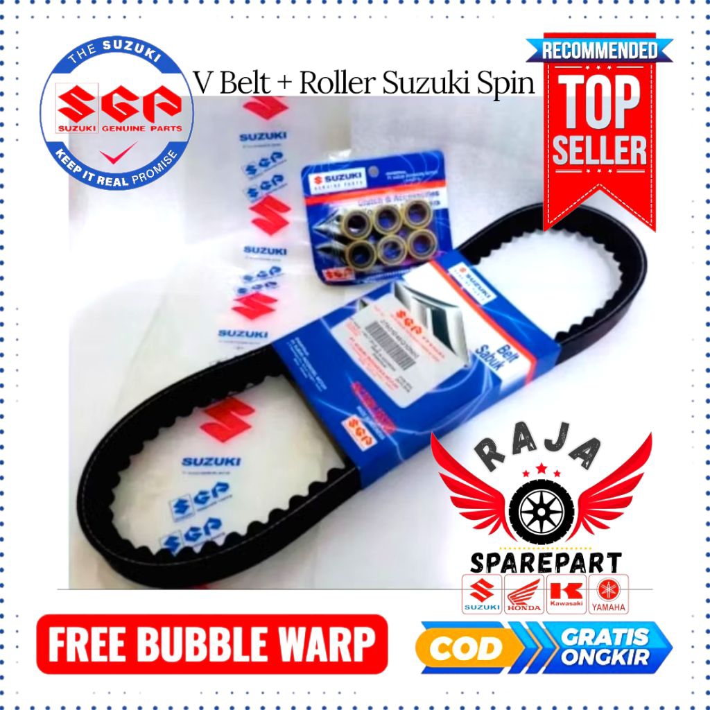 V BELT + ROLLER SUZUKI SPIN 125 SGP