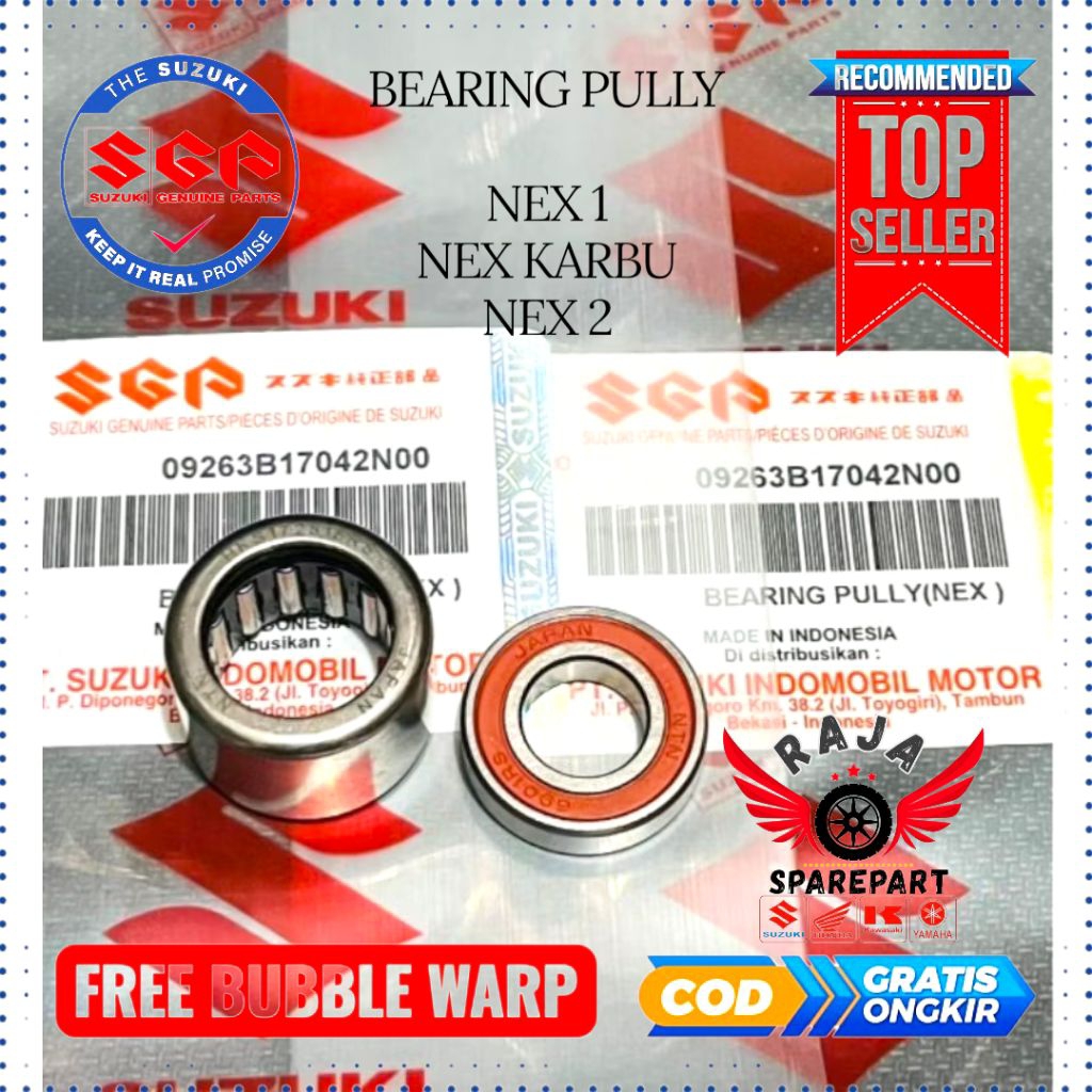 BEARING PULLY + LAHER BAMBU SUZUKI NEX SGP